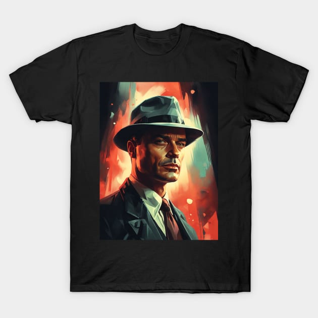 Noir Detective 1940’s T-Shirt by StudioX27